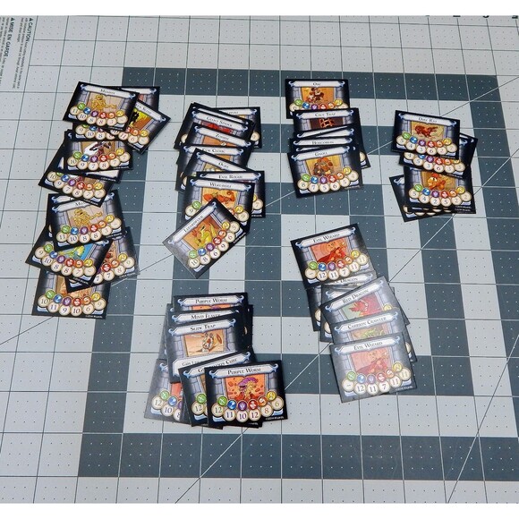 Dungeon! Fantasy Board Game D&D Replacement Monster Cards Level 1-6 - Picture 2 of 9